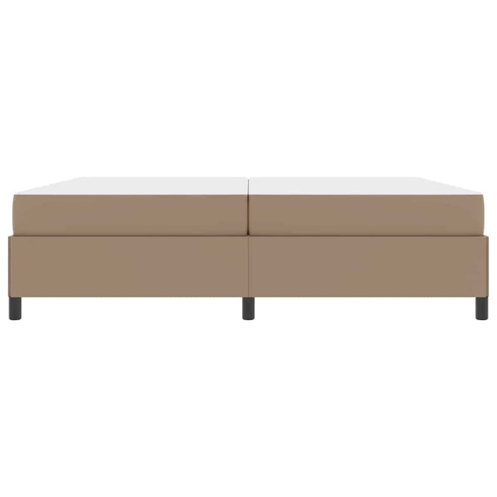 vidaXL Struttura letto con materasso Cappuccino 200 x 200 cm
