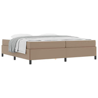 vidaXL Struttura letto con materasso Cappuccino 200 x 200 cm
