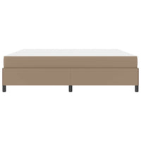 vidaXL Struttura letto con materasso Cappuccino 200 x 200 cm