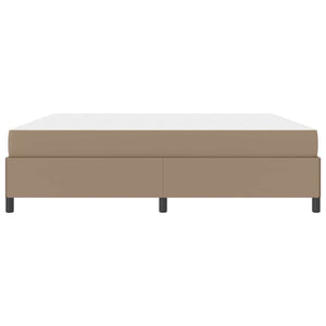 vidaXL Struttura letto con materasso Cappuccino 200 x 200 cm