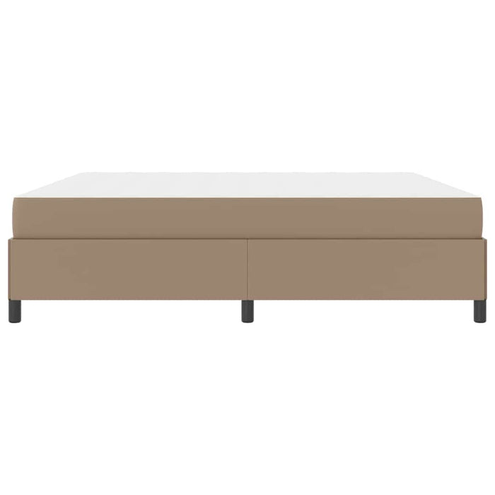 vidaXL Struttura letto con materasso Cappuccino 200 x 200 cm