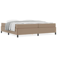 vidaXL Struttura letto con materasso Cappuccino 200 x 200 cm