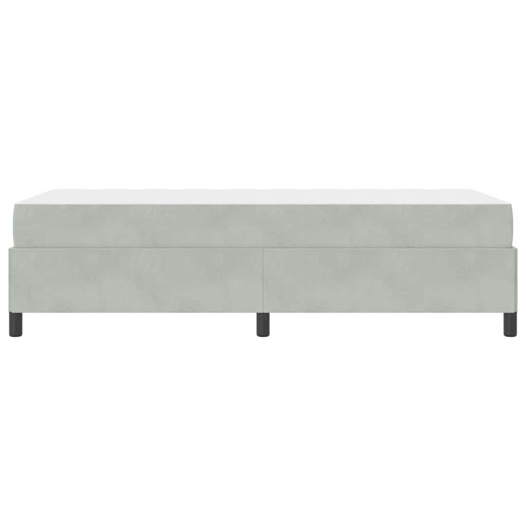 vidaXL Struttura del letto Grigio chiaro, Grigio e Bianco 80 x 200 cm