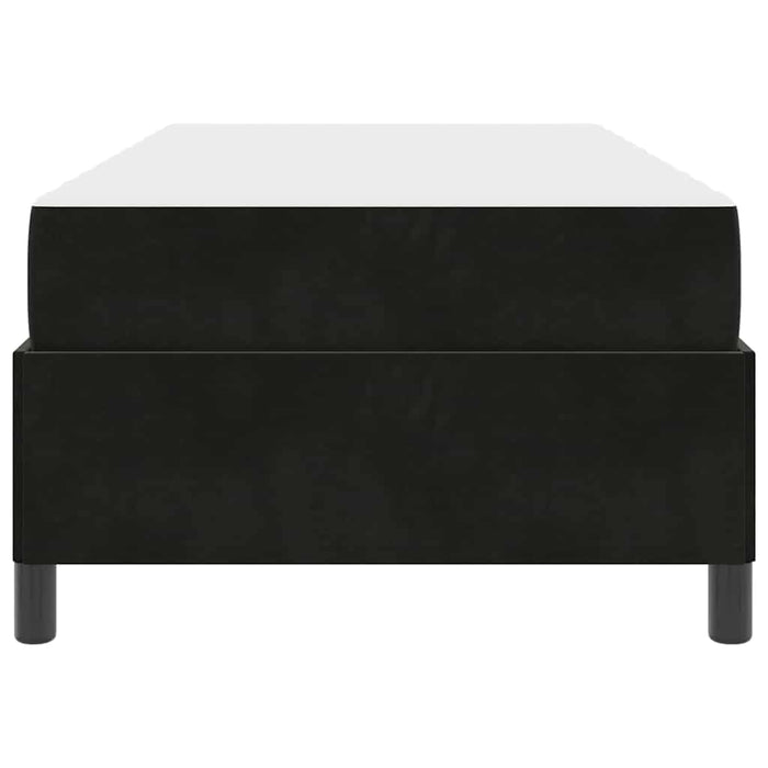 vidaXL Struttura del letto Nero e Bianco e Nero 80 x 200 cm Velluto
