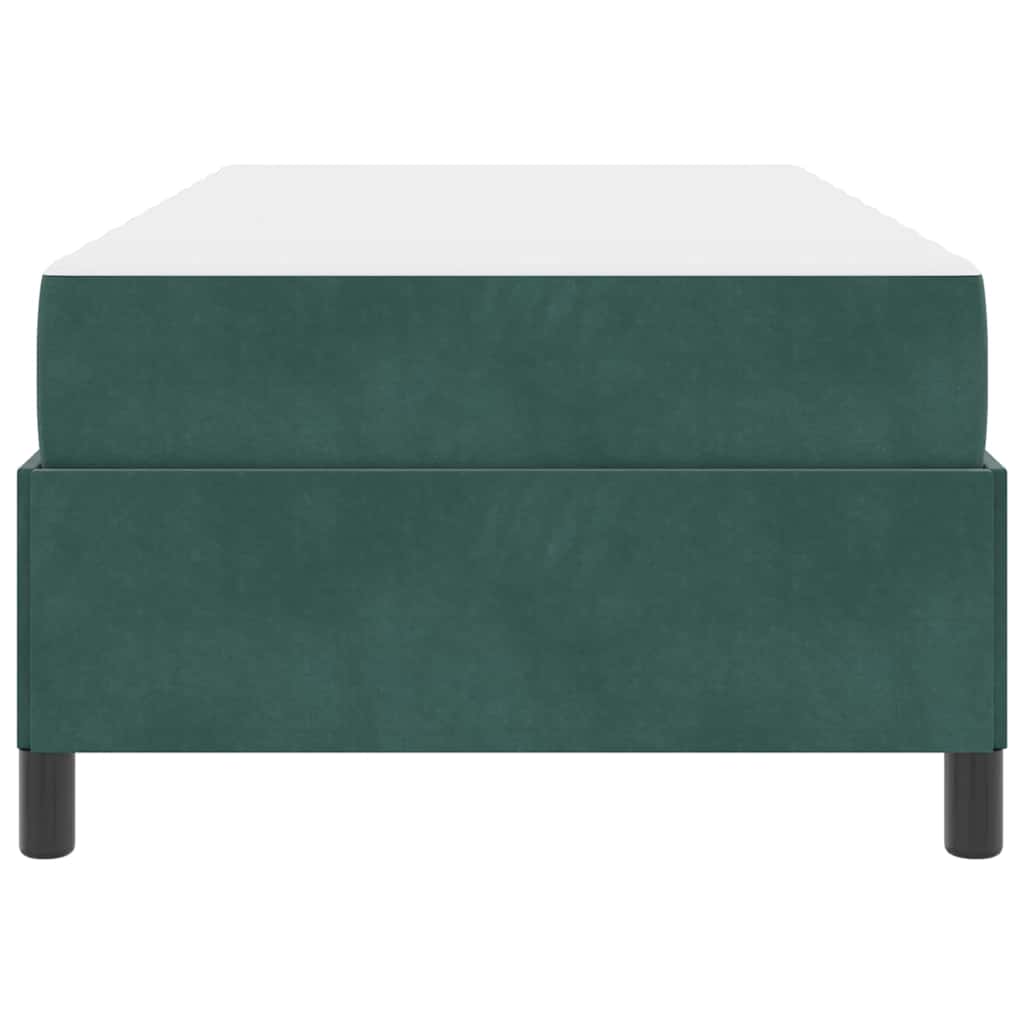 vidaXL Struttura del letto Verde scuro, Verde e Bianco 80 x 200 cm