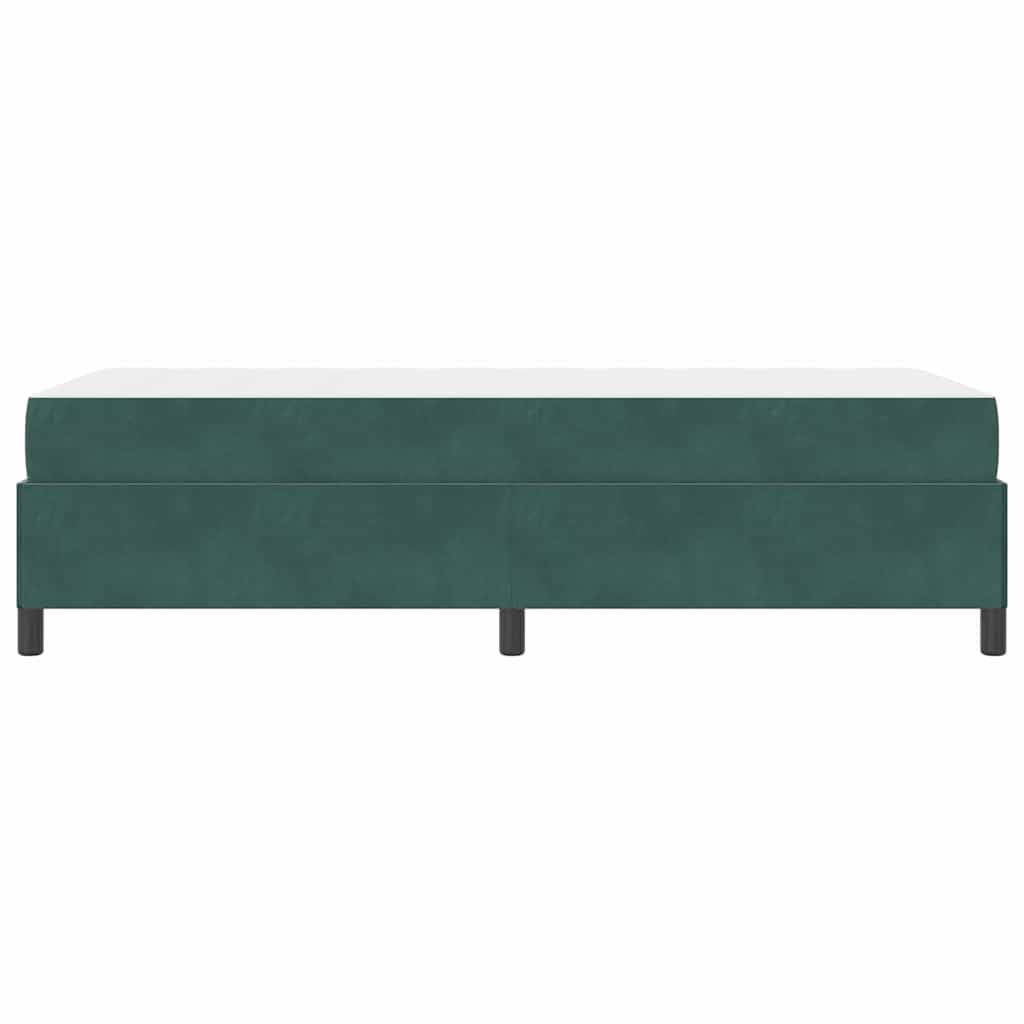 vidaXL Struttura del letto Verde scuro, Verde e Bianco 80 x 200 cm