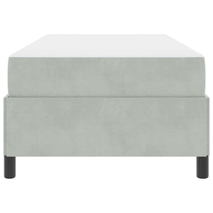 vidaXL Struttura del letto Grigio chiaro, Grigio e Bianco 90 x 190 cm