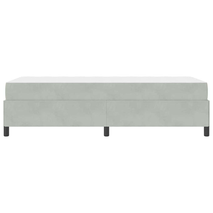 vidaXL Struttura del letto Grigio chiaro, Grigio e Bianco 90 x 190 cm