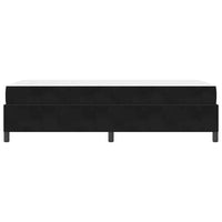 vidaXL Struttura del letto Nero e Bianco e Nero 90 x 190 cm Velluto