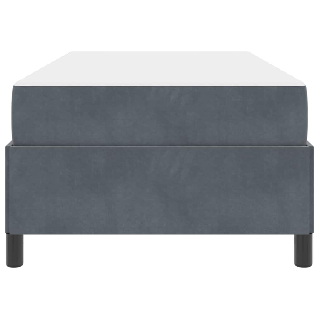 vidaXL Struttura del letto Grigio scuro, Grigio e Bianco 90 x 200 cm