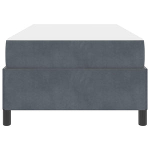 vidaXL Struttura del letto Grigio scuro, Grigio e Bianco 90 x 200 cm