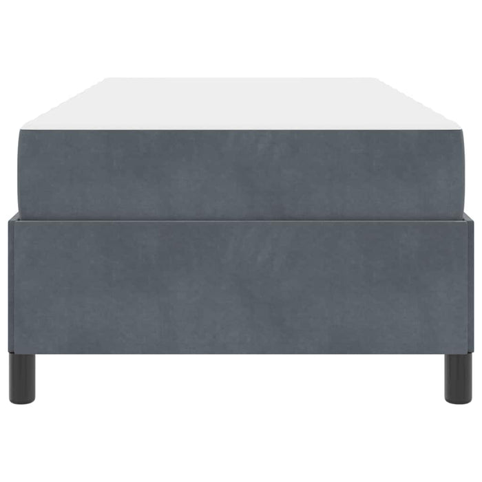 vidaXL Struttura del letto Grigio scuro, Grigio e Bianco 90 x 200 cm