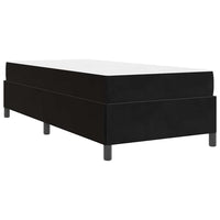 vidaXL Struttura del letto Nero e Bianco e Nero 90 x 200 cm Velluto