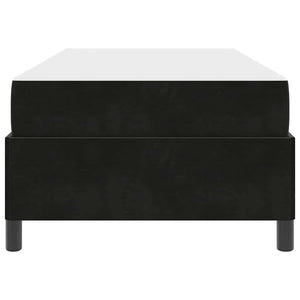 vidaXL Struttura del letto Nero e Bianco e Nero 90 x 200 cm Velluto