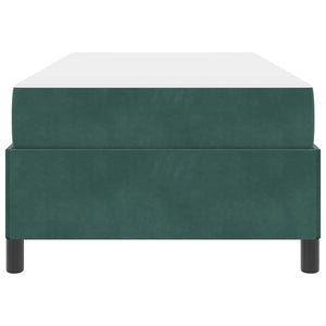 vidaXL Struttura del letto Verde scuro, Verde e Bianco 90 x 200 cm