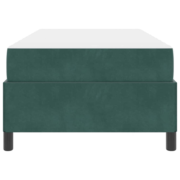 vidaXL Struttura del letto Verde scuro, Verde e Bianco 90 x 200 cm