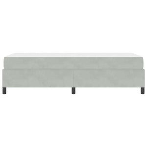vidaXL Struttura del letto Grigio chiaro, Grigio e Bianco 100 x 200 cm