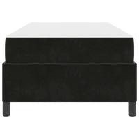 vidaXL Struttura del letto Nero e Bianco e Nero 100 x 200 cm Velluto