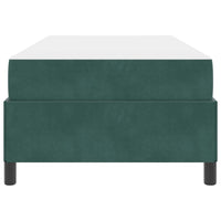 vidaXL Struttura del letto Verde scuro, Verde e Bianco 100 x 200 cm