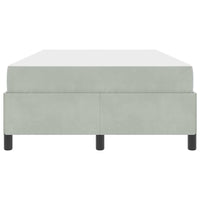 vidaXL Struttura del letto Bianco, Grigio chiaro e Bianco 120 x 200 cm