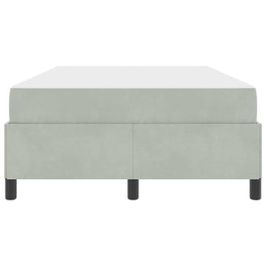 vidaXL Struttura del letto Bianco, Grigio chiaro e Bianco 120 x 200 cm