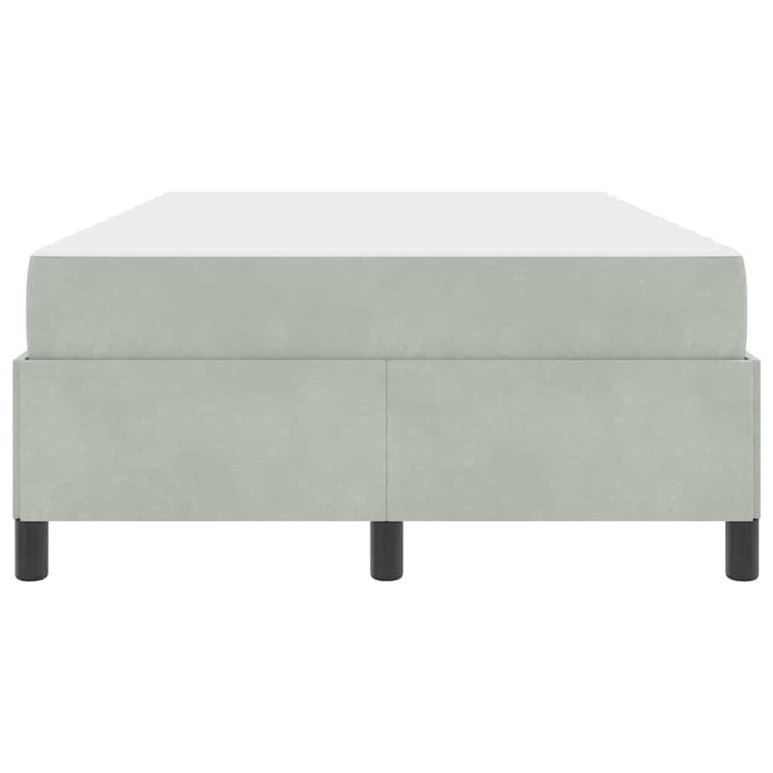 vidaXL Struttura del letto Bianco, Grigio chiaro e Bianco 120 x 200 cm