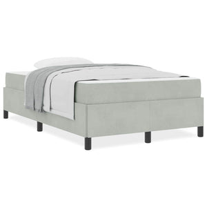 vidaXL Struttura del letto Bianco, Grigio chiaro e Bianco 120 x 200 cm