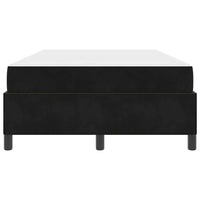 vidaXL Struttura del letto Nero e Bianco e Nero 120 x 200 cm Velluto