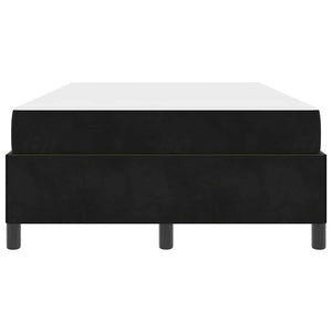 vidaXL Struttura del letto Nero e Bianco e Nero 120 x 200 cm Velluto