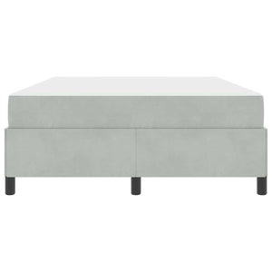 vidaXL Struttura del letto Grigio chiaro e Grigio 140 x 190 cm Velluto