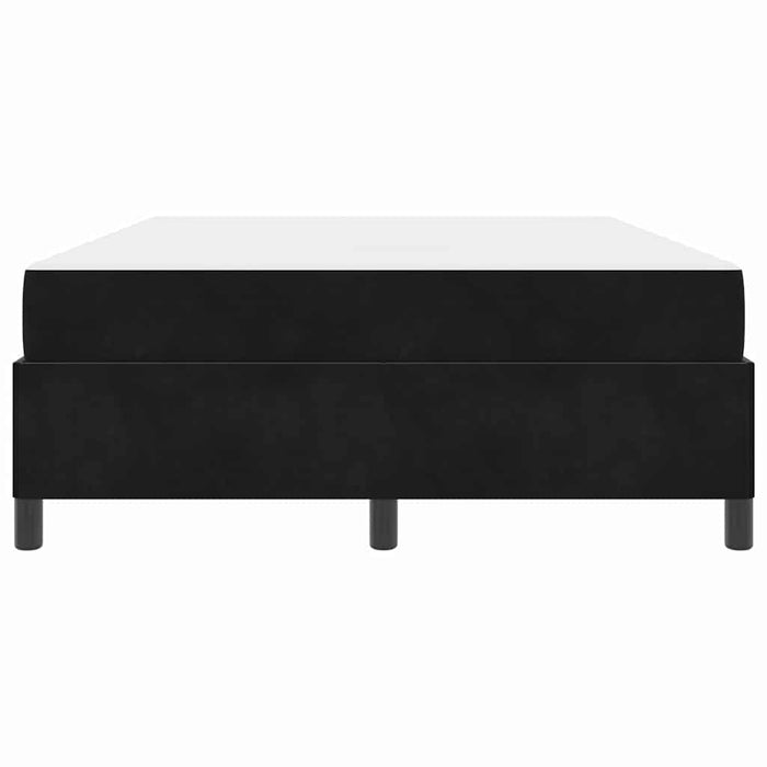 vidaXL Struttura del letto Nero e Bianco e Nero 140 x 190 cm Velluto
