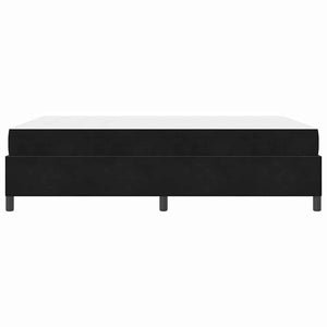 vidaXL Struttura del letto Nero e Bianco e Nero 140 x 190 cm Velluto