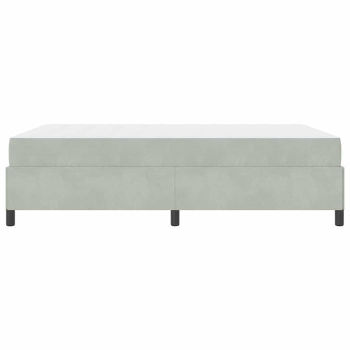 vidaXL Struttura del letto Grigio chiaro, Grigio e Bianco 140 x 200 cm