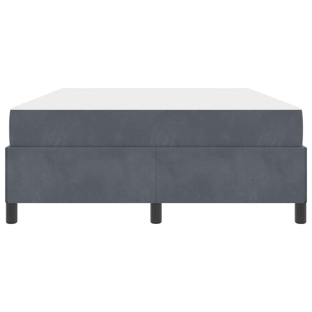 vidaXL Struttura del letto Grigio scuro, Grigio e Bianco 140 x 200 cm