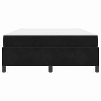 vidaXL Struttura del letto Nero e Bianco 140 x 200 cm Velluto
