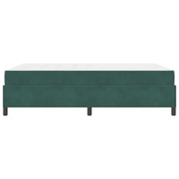 vidaXL Struttura del letto Verde scuro e bianco 140 x 200 cm Velluto