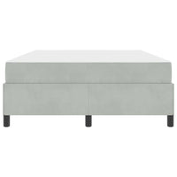 vidaXL Struttura del letto Bianco, Grigio chiaro e Grigio 160 x 200 cm