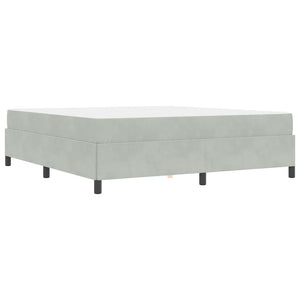 vidaXL Struttura del letto Grigio chiaro, Grigio e Bianco 180 x 200 cm