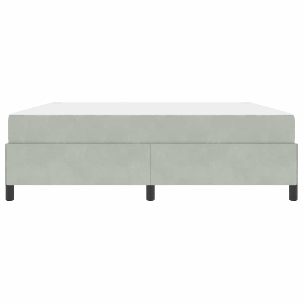 vidaXL Struttura del letto Grigio chiaro, Grigio e Bianco 180 x 200 cm