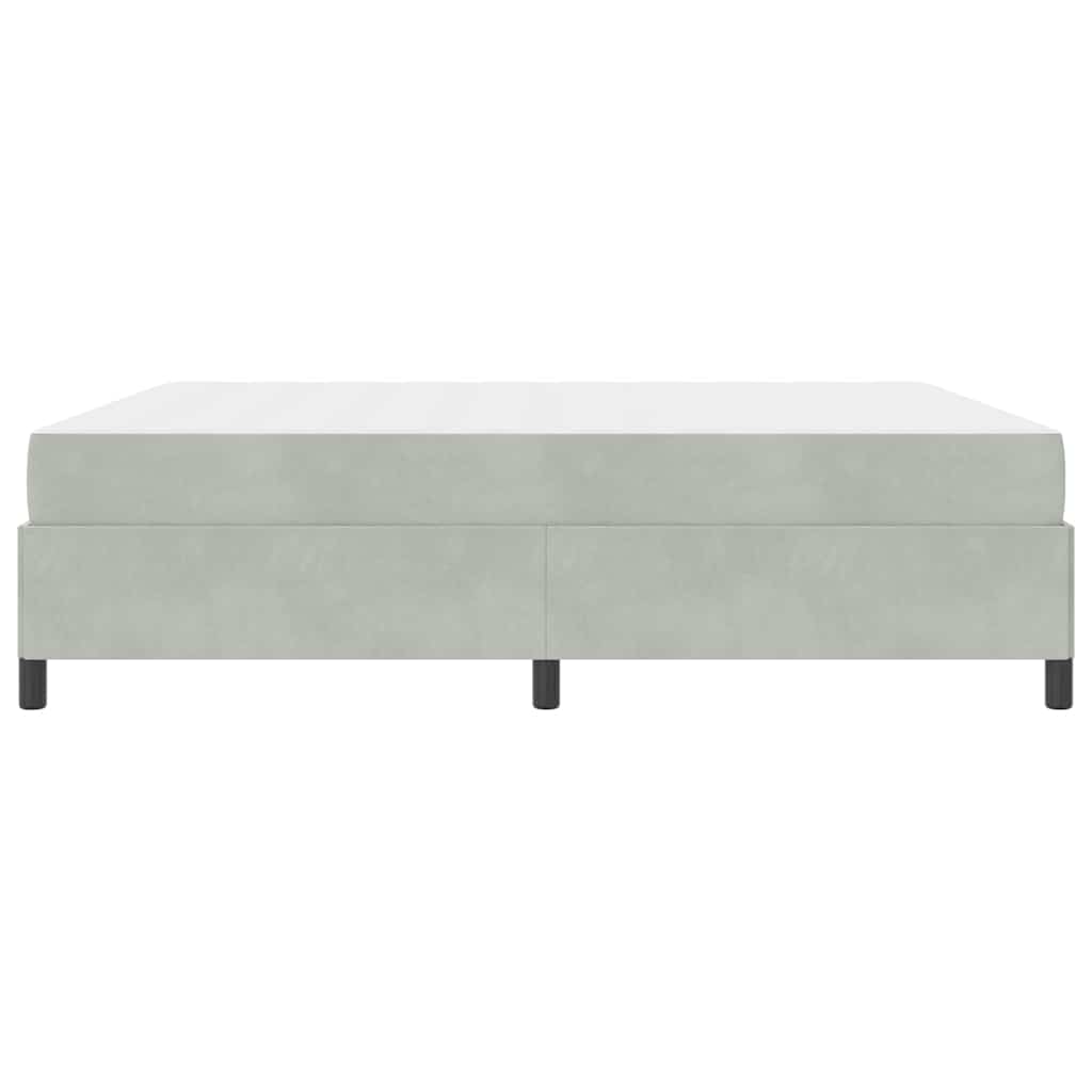 vidaXL Struttura del letto Grigio chiaro, Grigio e Bianco 180 x 200 cm