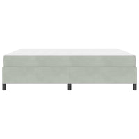 vidaXL Struttura del letto Grigio chiaro, Grigio e Bianco 180 x 200 cm