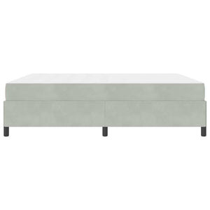 vidaXL Struttura del letto Grigio chiaro, Grigio e Bianco 180 x 200 cm