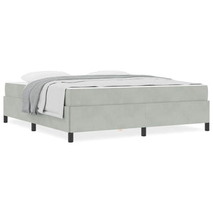 vidaXL Struttura del letto Grigio chiaro, Grigio e Bianco 180 x 200 cm