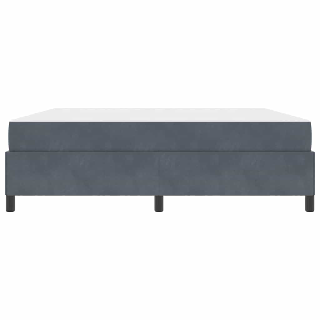 vidaXL Struttura del letto Grigio scuro, Grigio e Bianco 180 x 200 cm