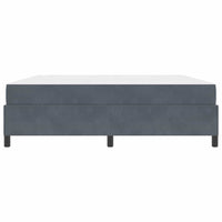 vidaXL Struttura del letto Grigio scuro, Grigio e Bianco 180 x 200 cm