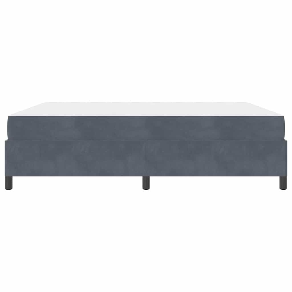 vidaXL Struttura del letto Grigio scuro, Grigio e Bianco 180 x 200 cm