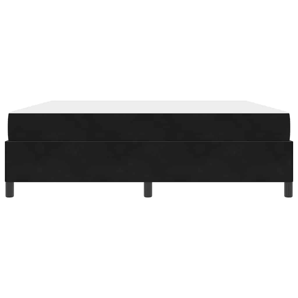 vidaXL Struttura del letto Nero e Bianco e Nero 180 x 200 cm Velluto