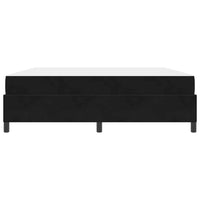 vidaXL Struttura del letto Nero e Bianco e Nero 180 x 200 cm Velluto