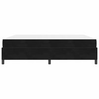 vidaXL Struttura del letto Nero e Bianco e Nero 180 x 200 cm Velluto