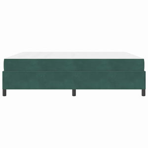 vidaXL Struttura del letto Verde scuro e bianco 180 x 200 cm Velluto